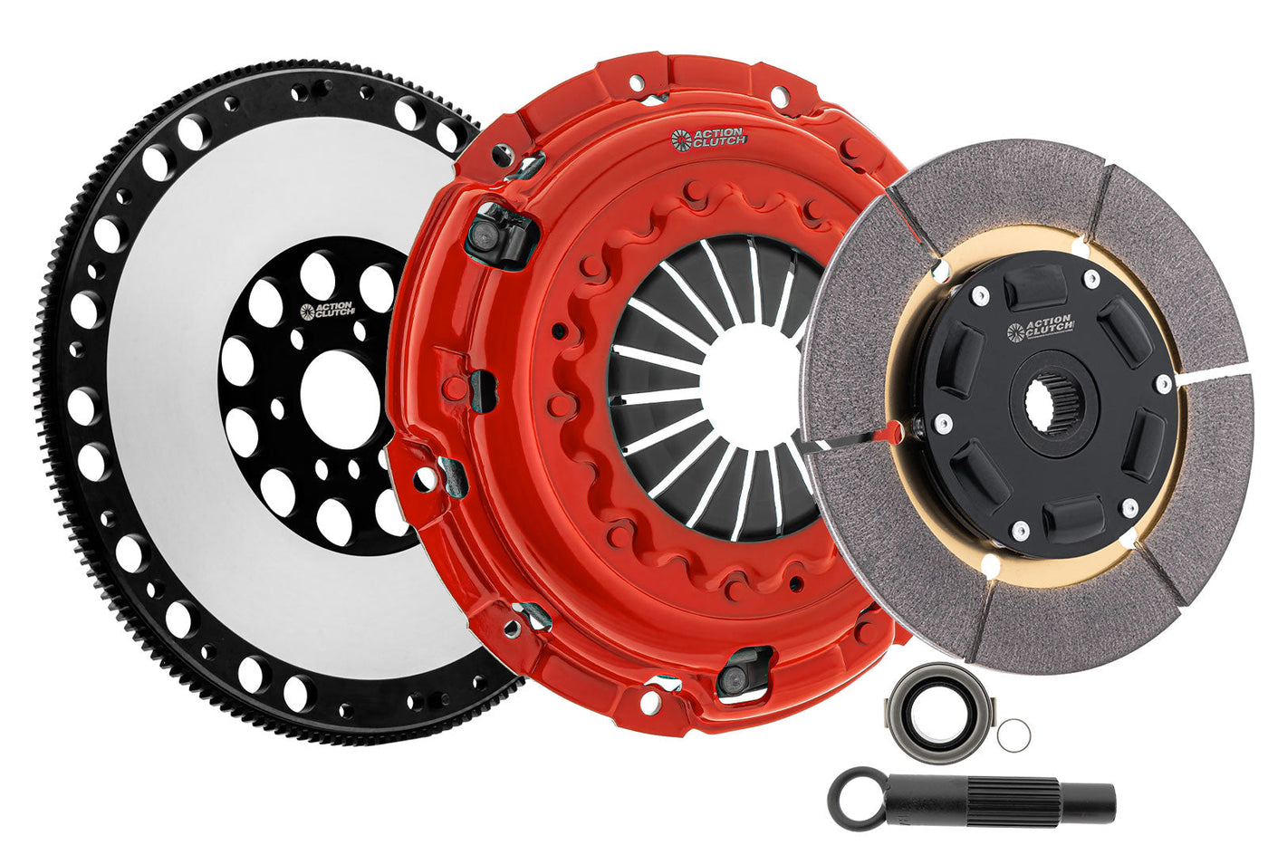 Ironman Sprung (Street) Clutch Kit for BMW 330i 2001-2003 3.0L DOHC (M54) 5 Speed Only RWD Includes Lightened Flywheel